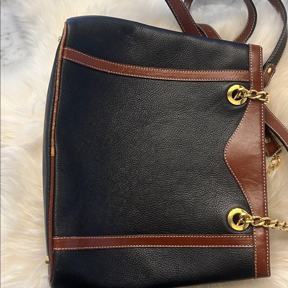 BALLY Black and Brown Woven Handbag - Picture 8 of 16